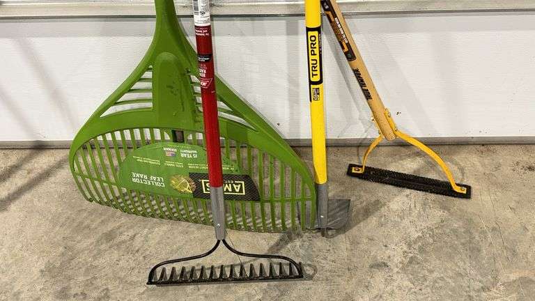 Ames Leaf Rake, Ace Bow Rake, Truper Landscape Rake Set - McLaughlin ...