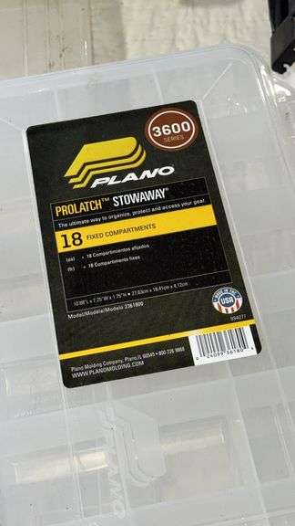 Plano Guide Series & ProLatch 3600 Tackle Boxes, Multiple Compartments, Waterproof