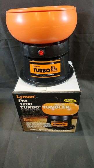 Lyman Pro 1200 Turbo Tumbler, Vibratory Case Cleaner, Tumbling Media