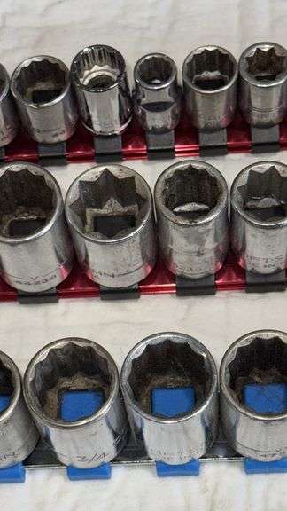 Craftsman Socket Set, 1/2" & 3/8" Drive, Made in USA