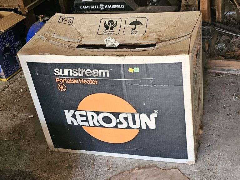 Kero-Sun Sunstream Portable Kerosene Heater, 9600 BTU, Japan-Made, Battery Ignition
