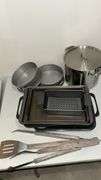 Comprehensive Kitchen Cookware Set - 8 Pieces, Stainless Steel, Non-stick