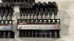 Powerbuilt T-Handle Hex Key Set, 20-Piece, Metric & SAE Sizes