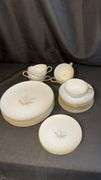 Kaysons Golden Rhapsody Fine China Dinnerware Set, Made in Japan