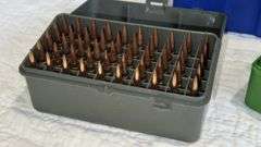 6mm BR Norma Rifle Ammunition, Approx. 150 Rounds, Brass Case