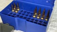 6mm BR Norma Rifle Ammunition, Approx. 150 Rounds, Brass Case