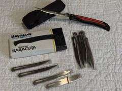 Havalon Baracuta Folding Knife with Replaceable Blades, 4.375" Blade Length