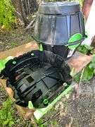 Compost Tumbler, Black and Green, Rotating Mechanism, 37 Gallon Capacity