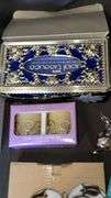 Crystal Style Clock, Stained Glass Decor, Candle Holder Set, Manicure Tools