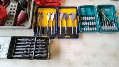Milwaukee, Irwin, DeWalt Drill Bit Set with Case