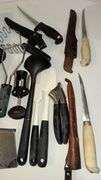 Versatile Kitchen Utensils and Knives Set, Approximately 18 Pieces