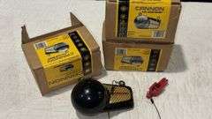 Cannon 8 lb Flash Weight Downrigger with Red Clip, Black & Gold