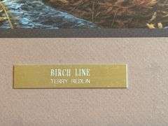 Terry Redlin Print "Birch Line"