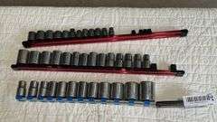 Craftsman Socket Set, 1/2" & 3/8" Drive, Made in USA