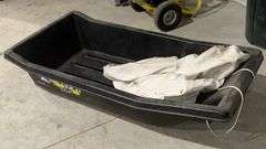 Otter II Utility Sled, Black, Made in USA