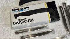 Havalon Baracuta Folding Knife with Replaceable Blades, 4.375" Blade Length