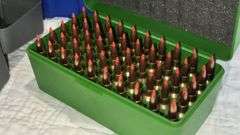 6mm BR Norma Rifle Ammunition, Approx. 150 Rounds, Brass Case
