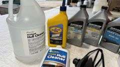 Marine Gear Lube & Cleaner Lot: Quicksilver, Pennzoil, Star brite, Lowrance