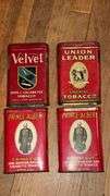 Vintage Velvet, Prince Albert and Union Leader Tins