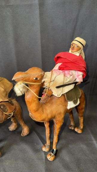 Vintage Collection Leather Camels with Riders