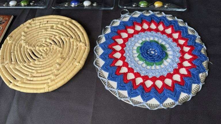 Glass & Ceramic Tableware, Colorful Bead Accents