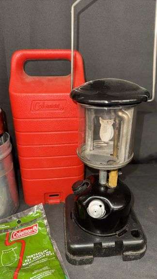 Coleman Camping Gear Set with Lantern, Stove, and Camping Pad