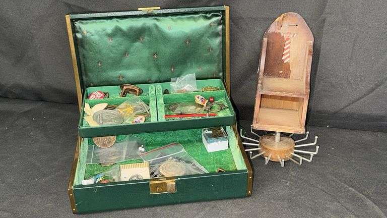 Mid-20th Century Collectible Medals & Pins, Tie Holder