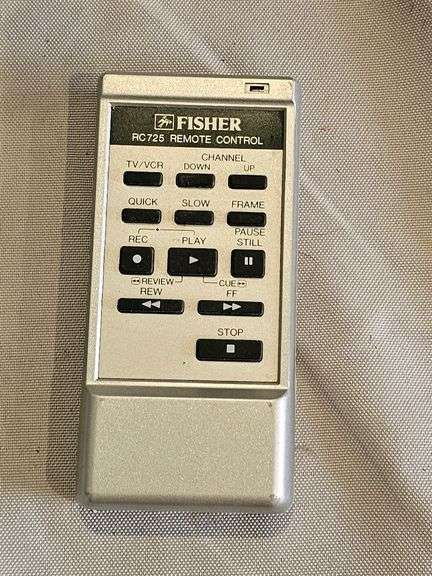 Fisher FVH-725 VCR, VHS Format, Includes Remote RC725