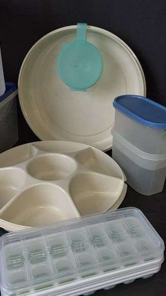 Tupperware Kitchen Storage Containers Set, Various Sizes and Colors