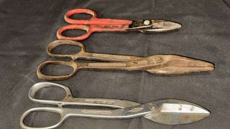 Duluth Diamond Alloy, Wiss and Crescent Large Tin Snips, USA-Made Metal Shears