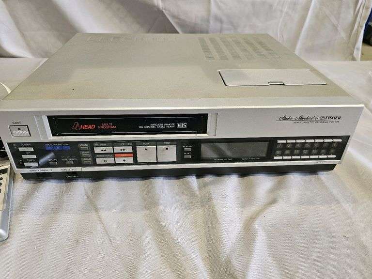 Fisher FVH-725 VCR, VHS Format, Includes Remote RC725