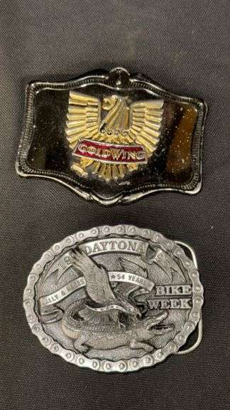 Honda Gold Wing Interstate & Daytona Bike Week Belt Buckles Collection