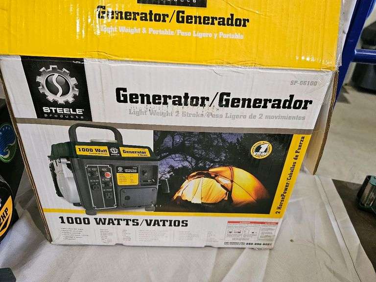Steele Products SP-GG100 1000 Watt 2 Stroke Portable Generator