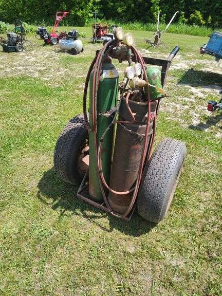 Oxy/Acetylene Cutting Torch and Cart