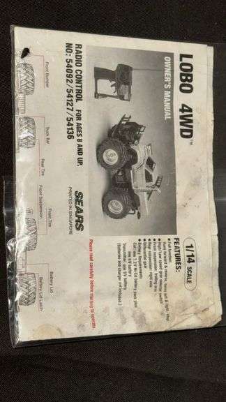 Nikko F10 Remote Control Monster Truck, 27 MHz Radio System, Red