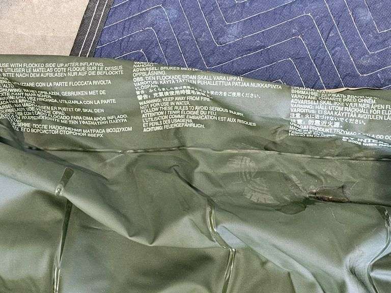 Ozark Trail Inflatable Air Mattress, Green, Vinyl, Standard Valve