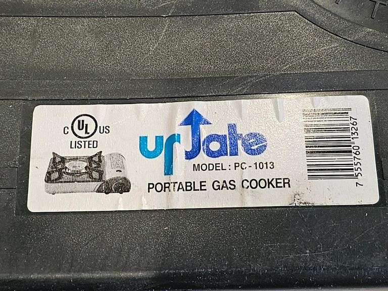 UpJate PC-1013 Portable Gas Cooker, UL Listed, Includes Carry Case