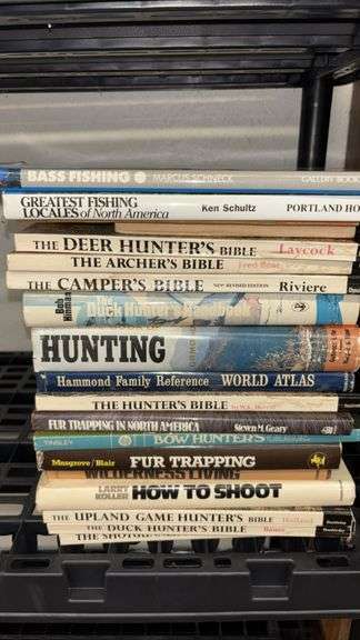 Hunting and Fishing Book Collection - Multiple Authors and Titles