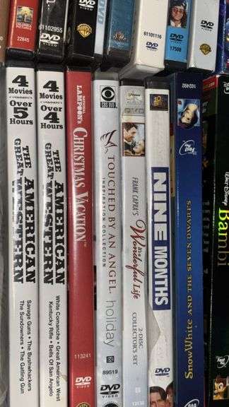 Extensive DVD Collection: Harry Potter, Finding Nemo, Pirates of the Caribbean