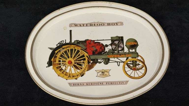 Vintage Waterloo Boy Collectible Plate and John Deere Framed Prints