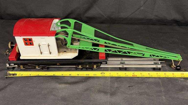 Lionel 2460 Model Train Crane Car,  1946-1949