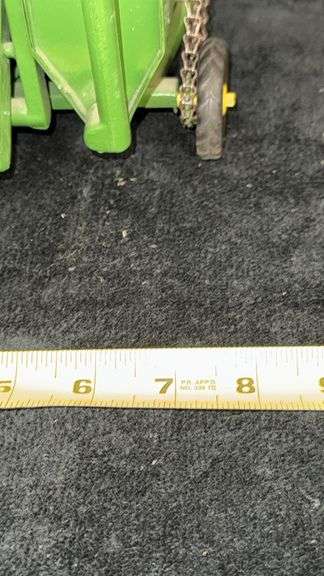 John Deere 1/16 Scale Model Toy Hay Baler, Metal and Plastic