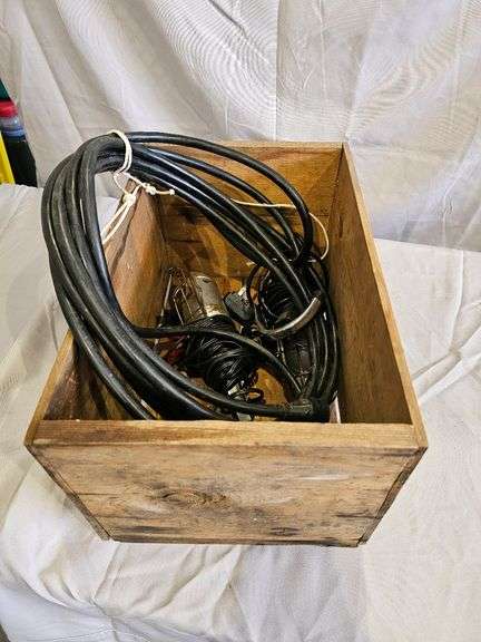 Electrical Work Lights with Cables, 25 ft Length, AC Plug-in, Metal Cage