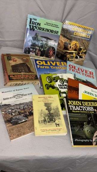 Collection of Tractor and Farming Books Including "The Iron Workhorse"
