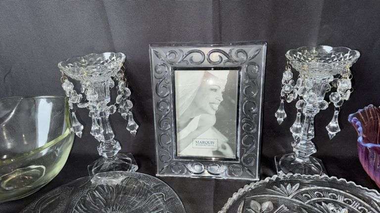Marquis by Waterford Frame, Glassware Collection, Bird & Floral Plate