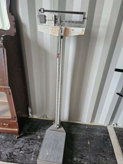 Detecto Beam Balance Scale with Height Rod, 400 lbs Capacity