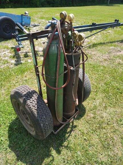 Oxy/Acetylene Cutting Torch and Cart