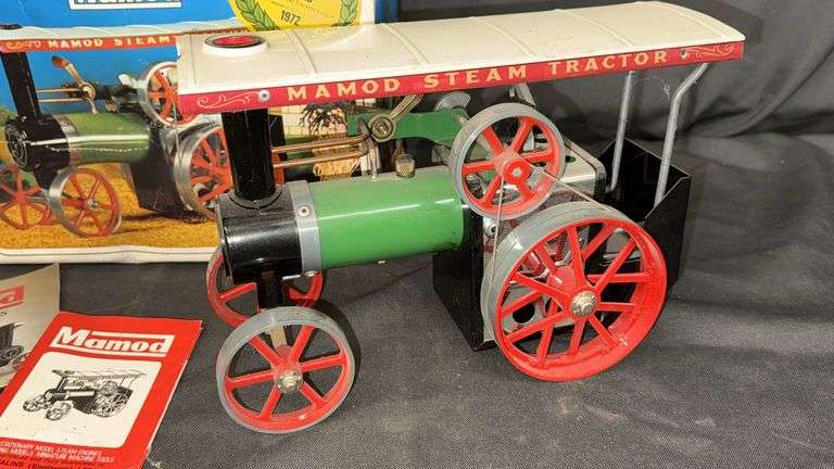 Mamod Steam Tractor Model, 1972 Edition, Original Box & Manual