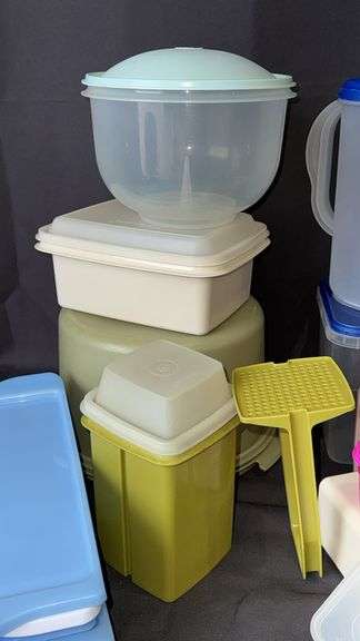 Tupperware Kitchen Storage Containers Set, Various Sizes and Colors