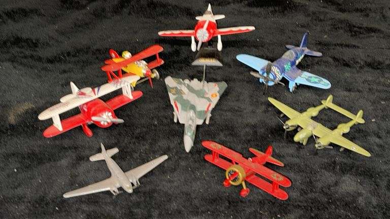 Vintage Model Airplanes Collection, Diecast and Plastic, Various ...